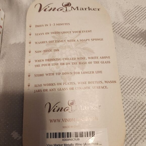 Wine Accessory Kit. Pens, 5 stoppers, towel. NEW. Perfect gift or accessory!‎ - Picture 6 of 7